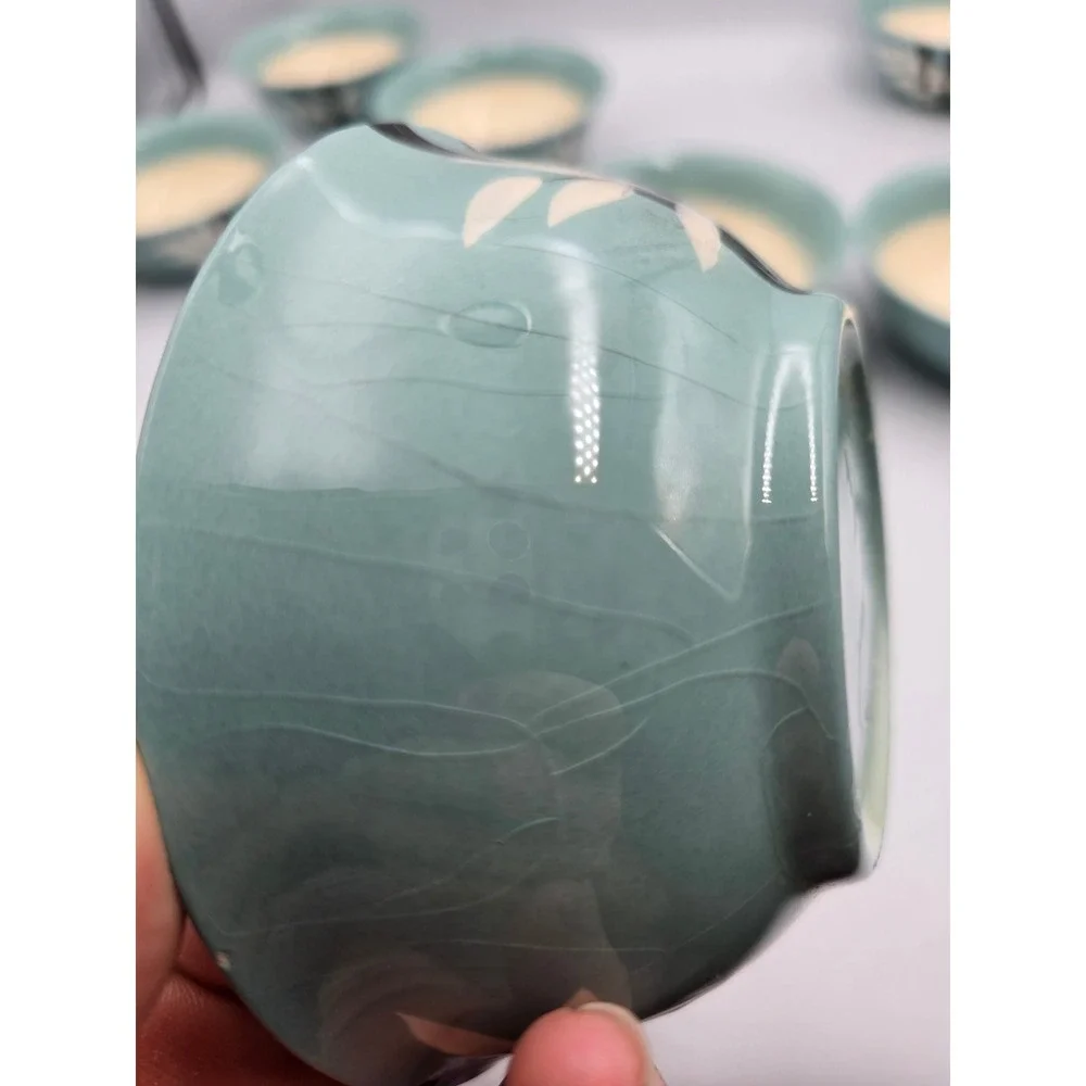 Weil Ware rice finished contrasting